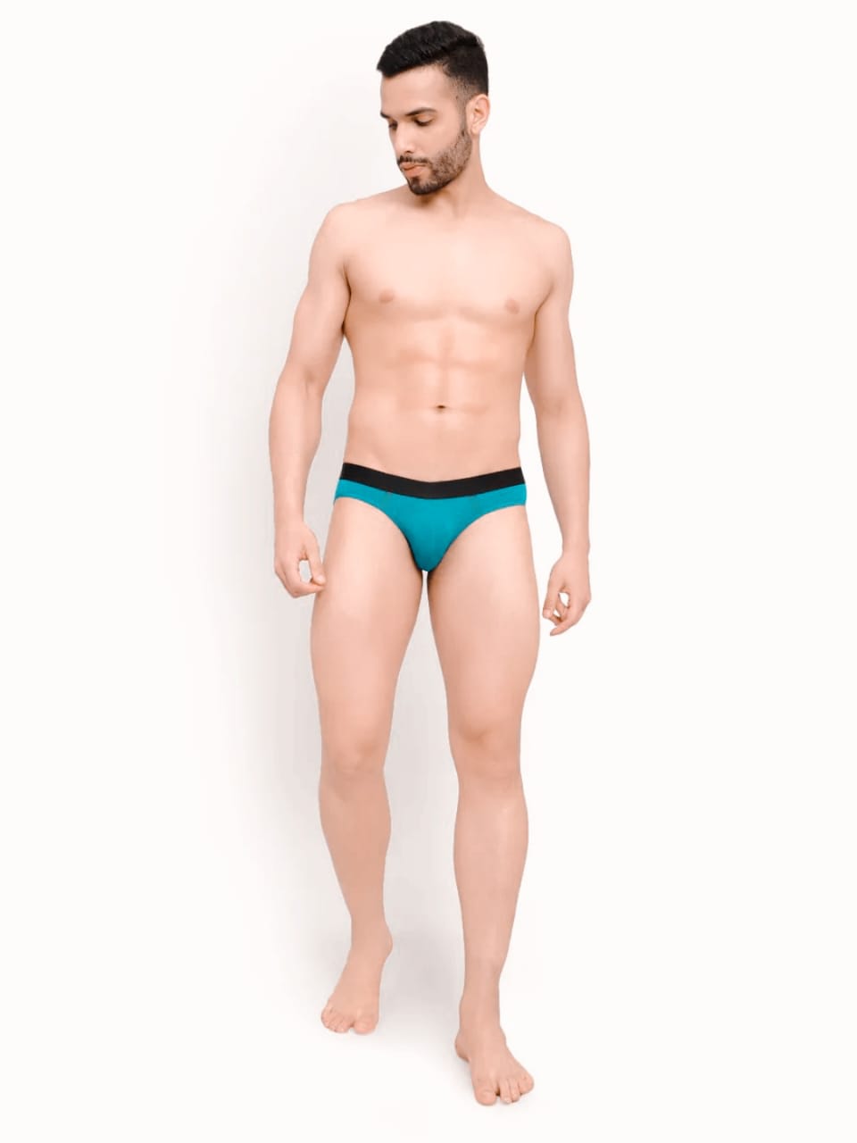 Men's Bacteria-Resist Emerald Green Bamboo Briefs