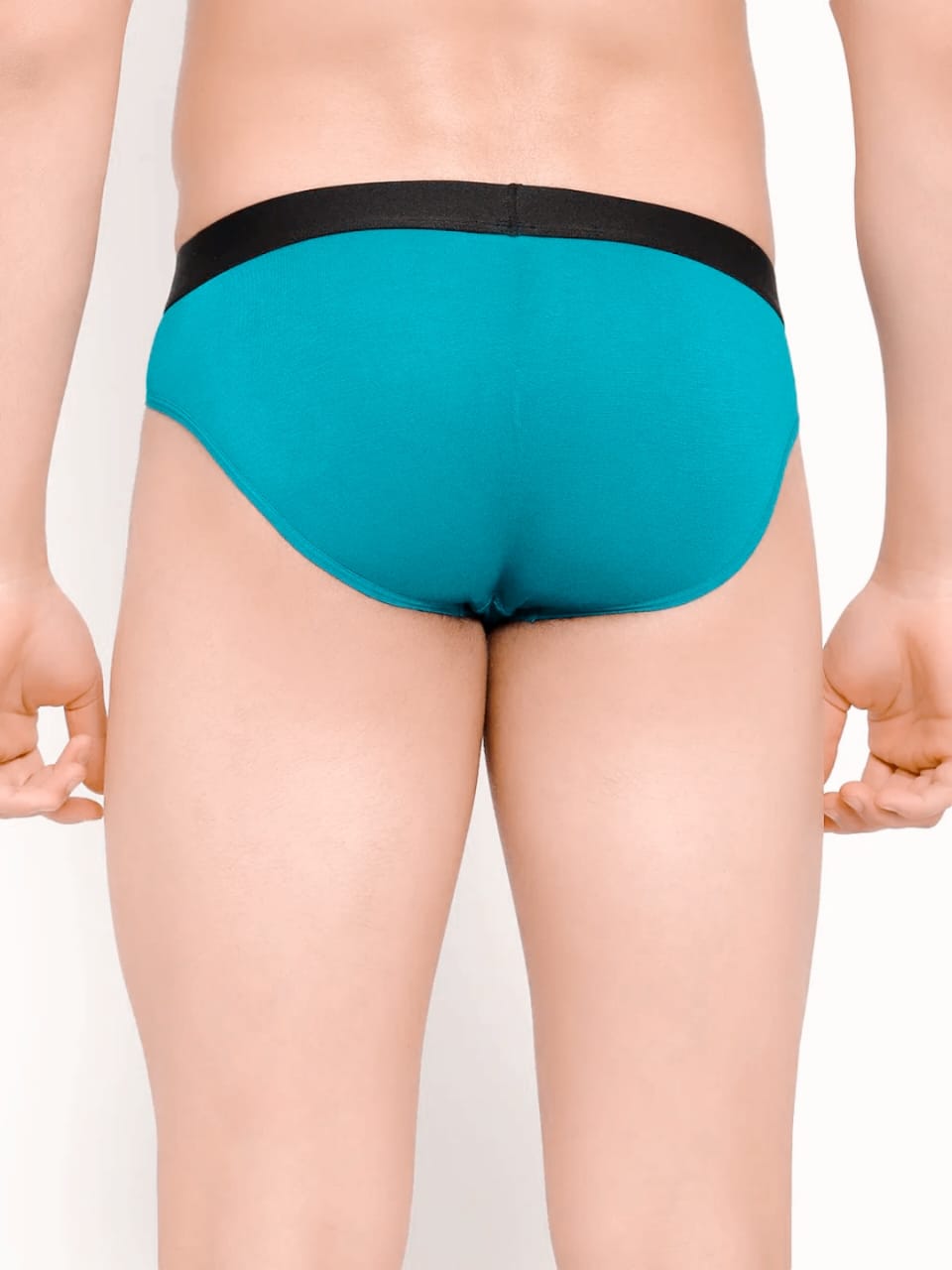 Men's Bacteria-Resist Emerald Green Bamboo Briefs